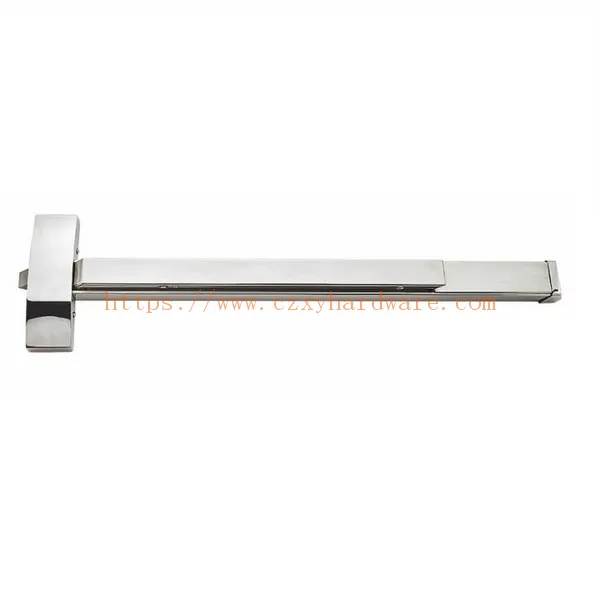 Xingyou ul fire rated rim type panic push bar  for single and double leaf fire steel doors